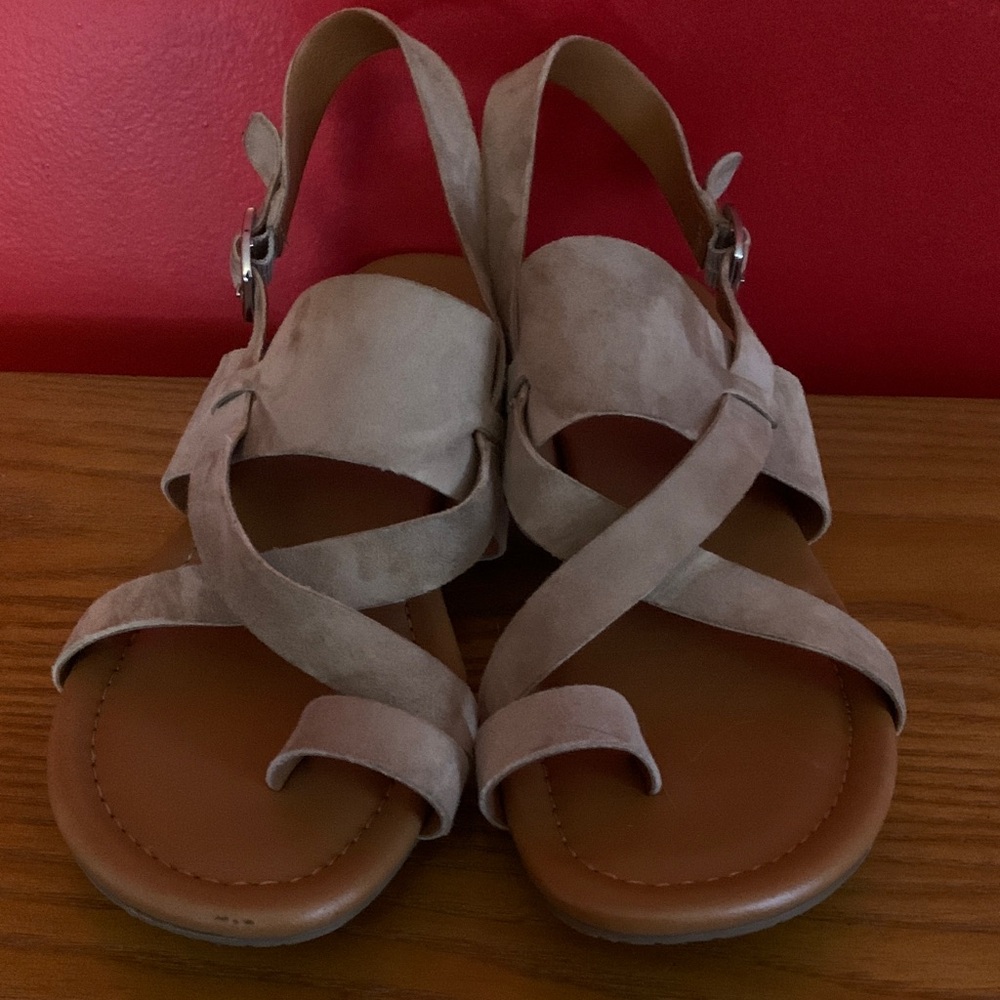 SARTO By Franco Sarto Beige Strappy Sandals